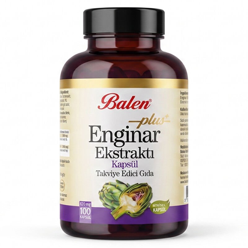 Balen Enginar Plus & Ekstraktı Kapsülü 820 Mg 100 Kapsül