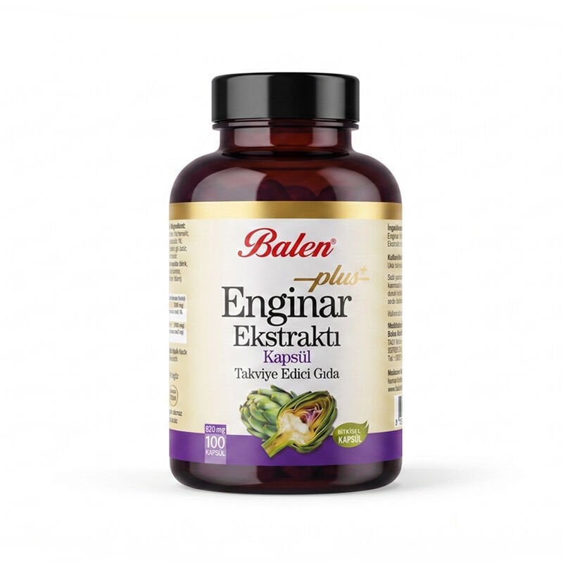 Balen Enginar Plus & Ekstraktı Kapsülü 820 Mg 100 Kapsül
