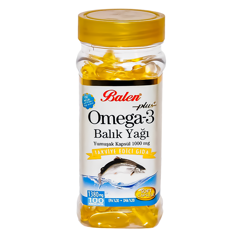 Balen Omega 3 Balık Yağı Yumuşak Kapsül 1380 Mg* 100 Kapsül