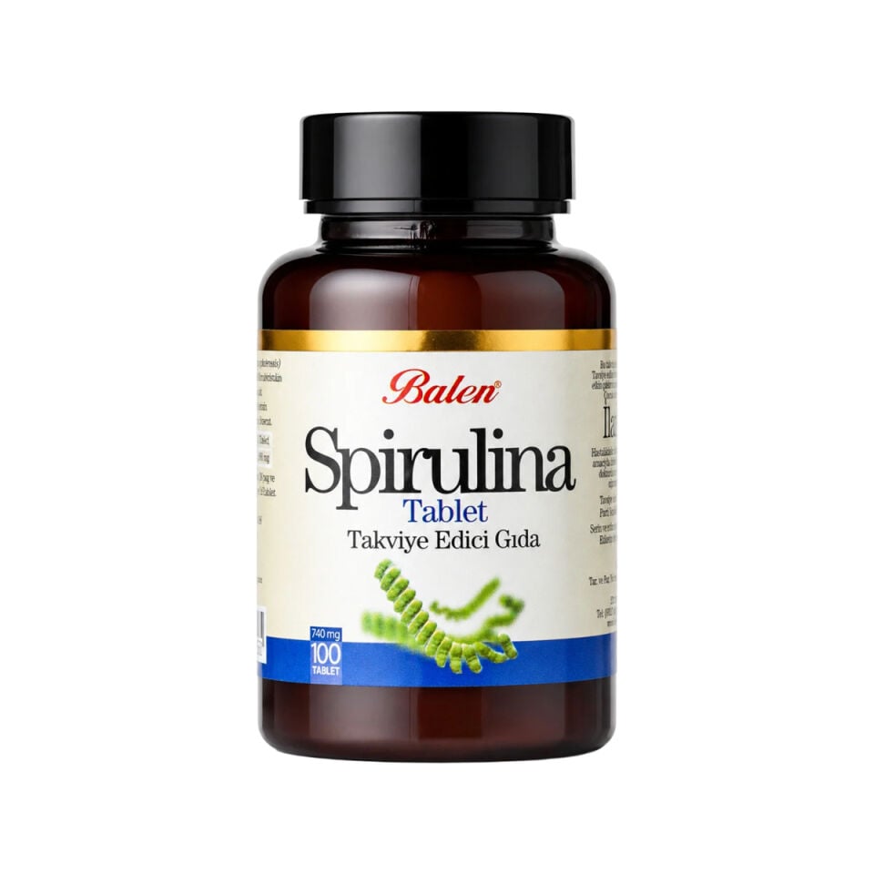 Balen Spirulina 740 Mg 100 Tablet