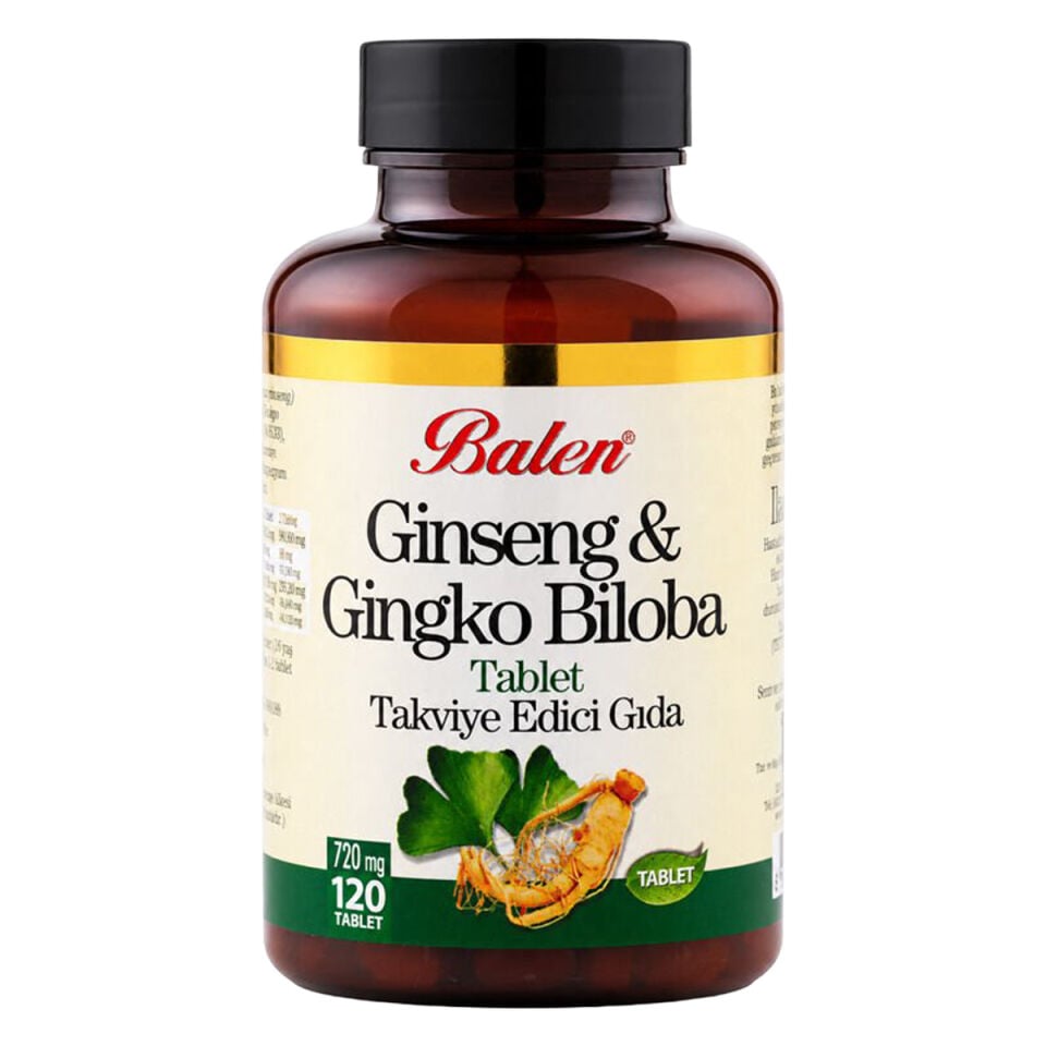 Balen Ginseng Gingko Biloba 720 Mg 120 Tablet