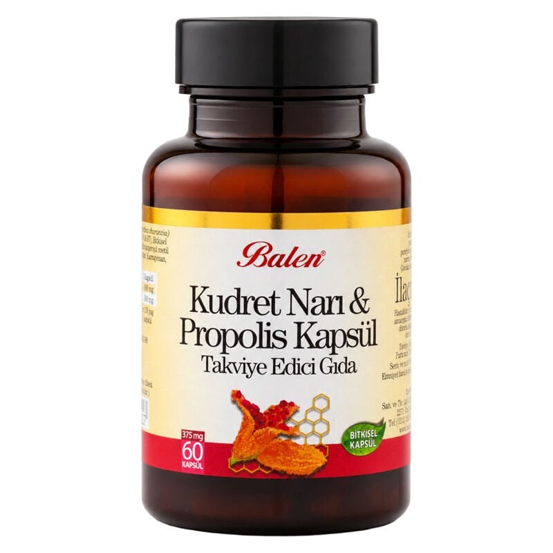 Balen Kudret Narı Propolis Kapsül 375 Mg 60 Kapsül