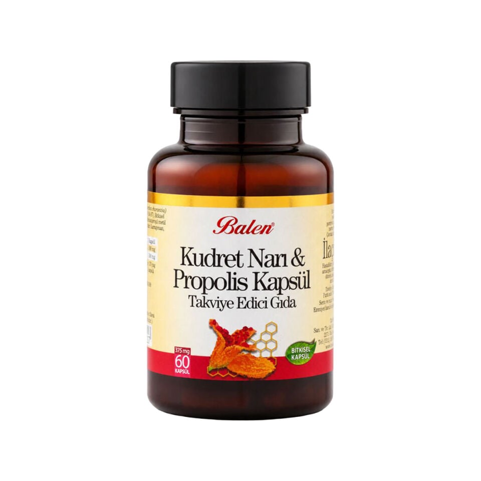 Balen Kudret Narı Propolis Kapsül 375 Mg 60 Kapsül