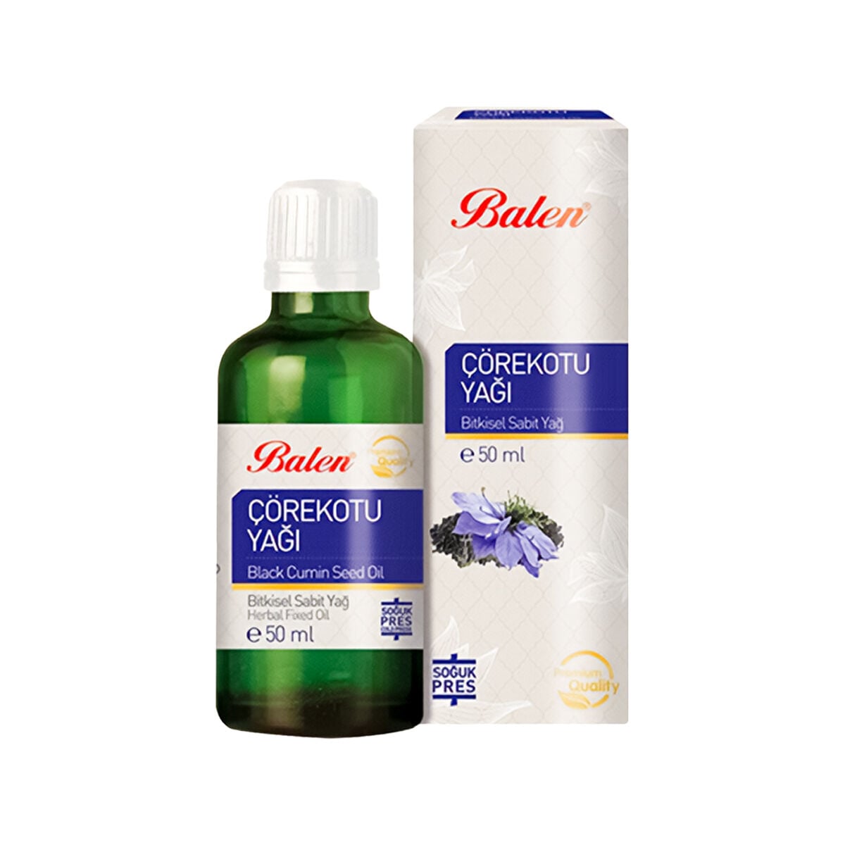 Balen Çörekotu Yağı 50 ml Soğuk Pres