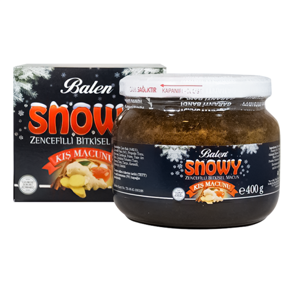 Balen Snowy Ballı Zencefilli Macun - Kış Macunu 400 Gr