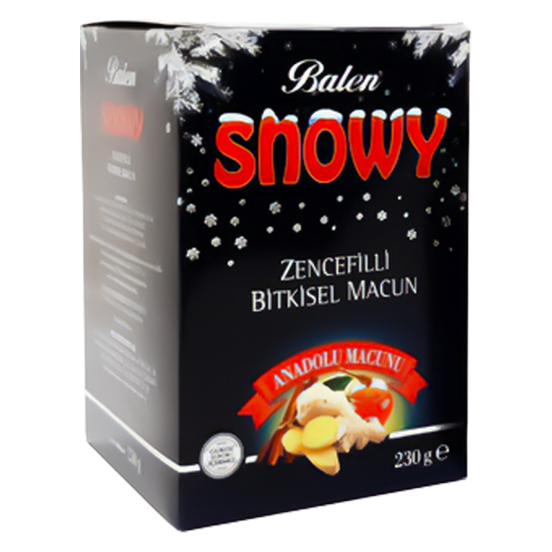 Balen Snowy Ballı Zencefilli Macun - Kış Macunu 230 Gr