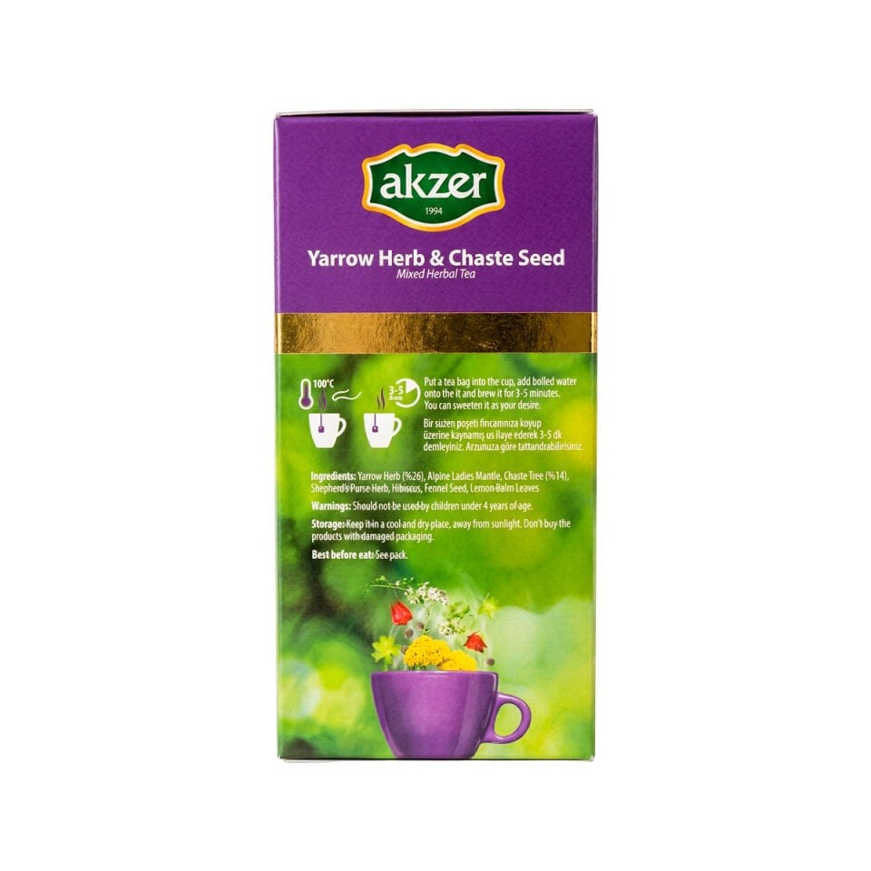 Akzer Civan Perçemli & Hayıt Tohumlu Çay 60’lı 100 Gr