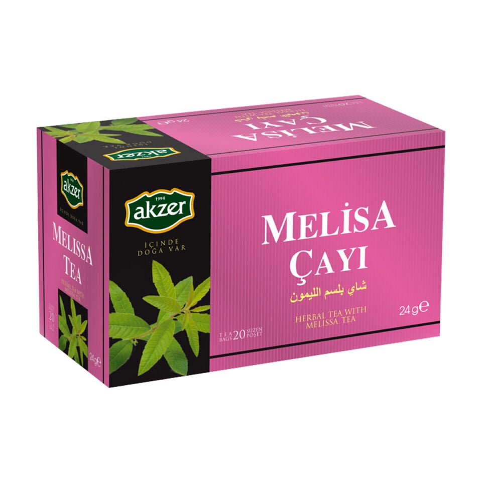 Akzer Premium Melisa Çayı 20 Süzen Poşet 24 Gr