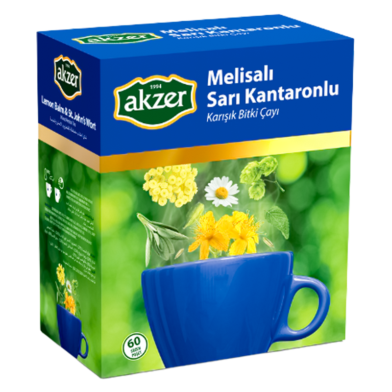 Akzer Melisalı Kantaronlu Çay 60’lı Süzen Poşet