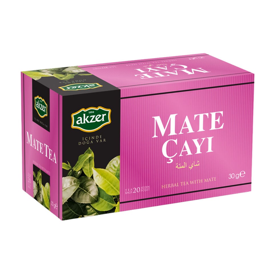 Akzer Premium Mate Çayı 20 Süzen Poşet 30 gr