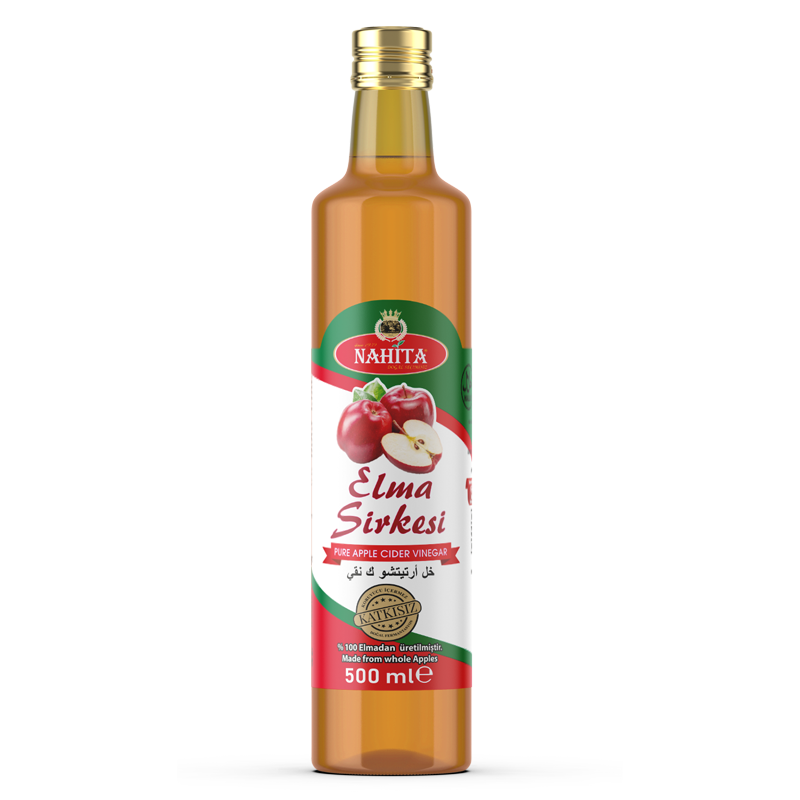 Nahita Elma Sirkesi, Doğal Fermantasyon, %100 Doğal, Katkısız, 500 ml