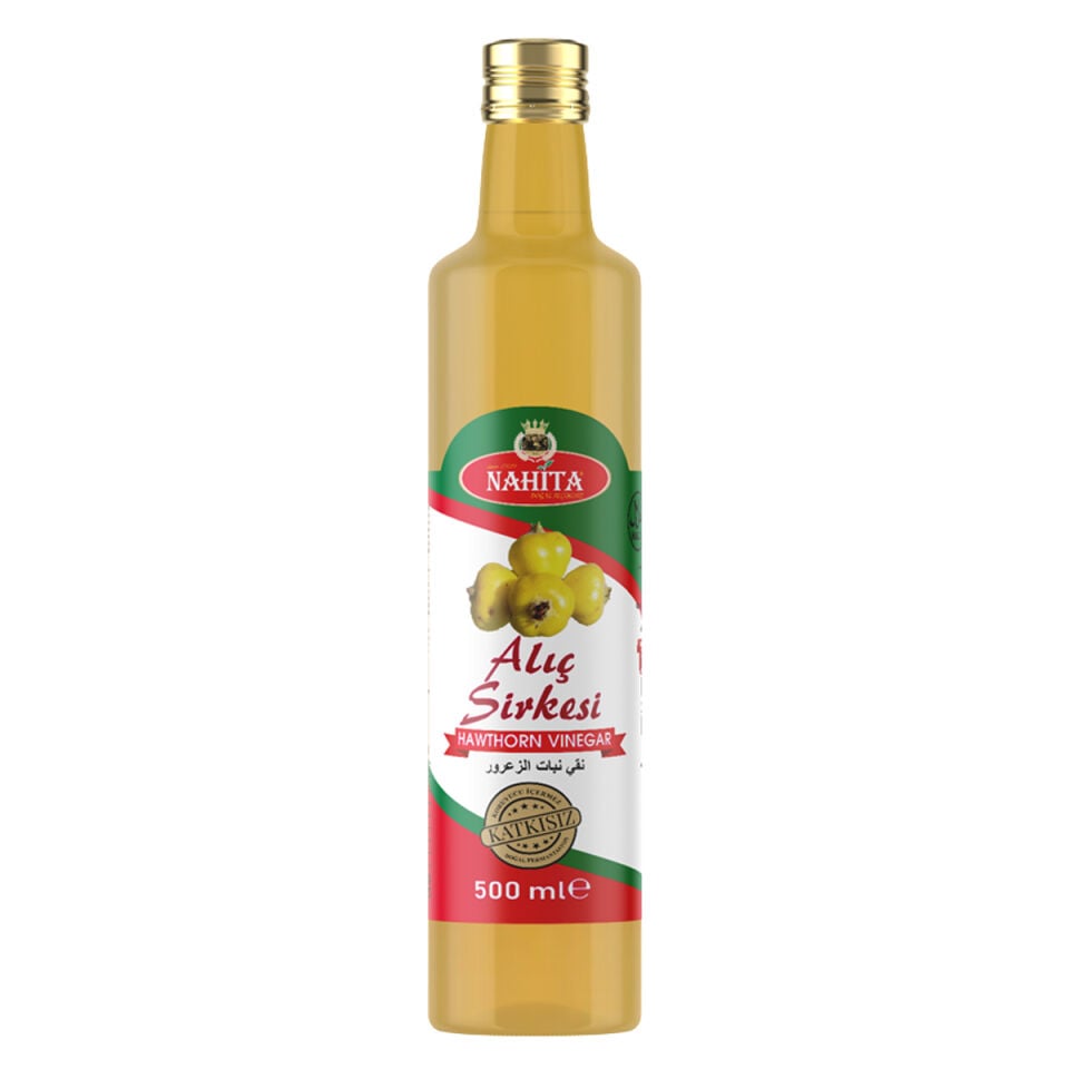 Nahita Alıç Sirkesi, Doğal Fermantasyon, %100 Doğal, Katkısız, 500 ml