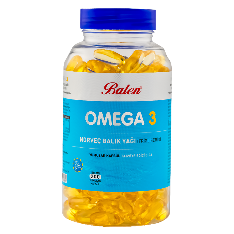 Balen Omega 3 Norveç Balık Yağı Yumuşak Kapsül 1380 Mg*200