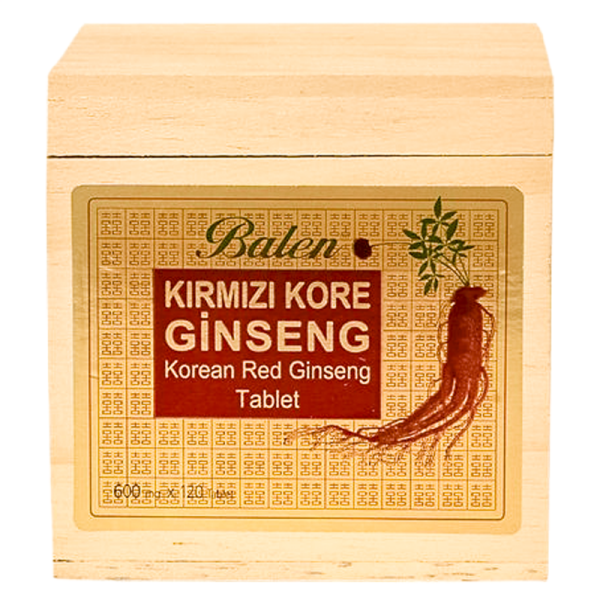 Balen Kırmızı Kore Ginsengi Ekstraktı Tablet 600 MG*120