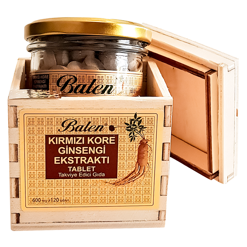 Balen Kırmızı Kore Ginsengi Ekstraktı Tablet 600 MG*120