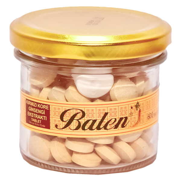 Balen Kırmızı Kore Ginsengi Ekstraktı Tablet 600 MG*120