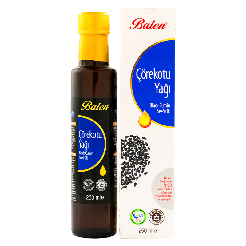 Balen Çörekotu Yağı 250 ml Soğuk Pres İçilebilir
