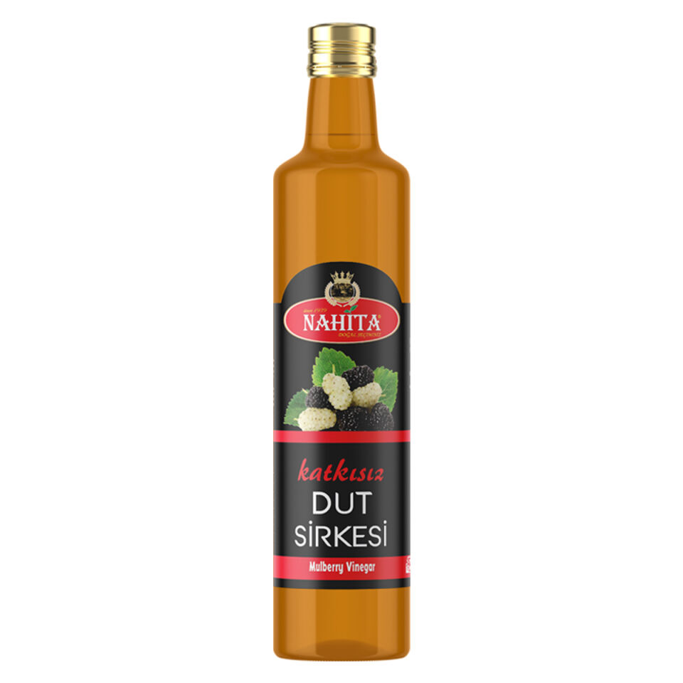 Nahita Katkısız Dut Sirkesi 500 ml - Doğal Fermente Geleneksel Lezzet Cam Şişe
