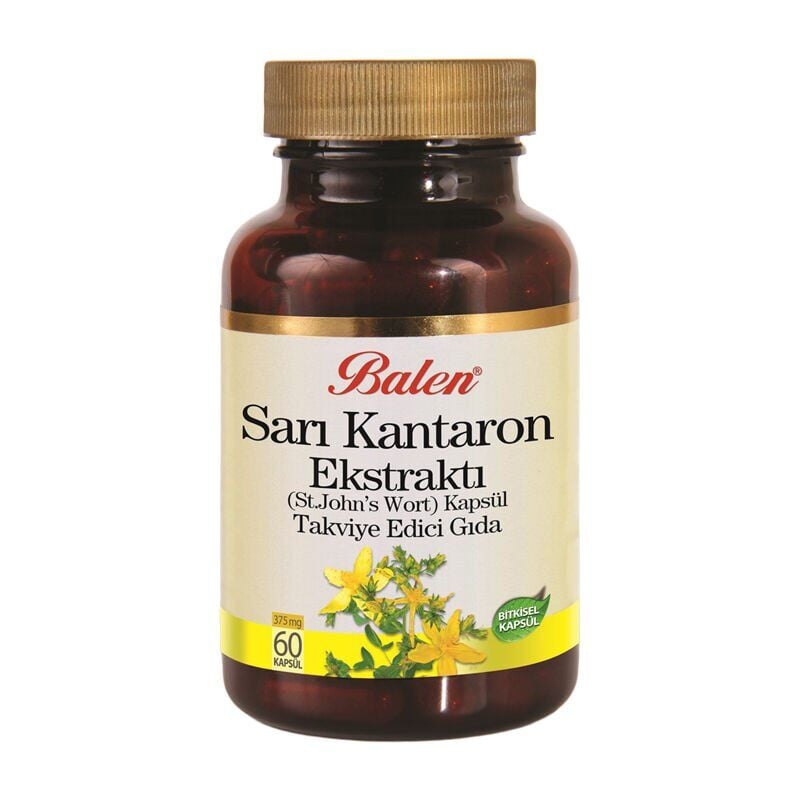 Sarı Kantaron Ekstraktı (St. John's Wort) -60 Kapsül