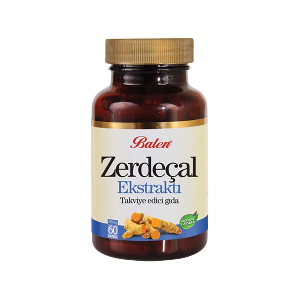 Balen Zerdeçal (Curcuma Longa) Ekstraktı - 60 Bitkisel Kapsül