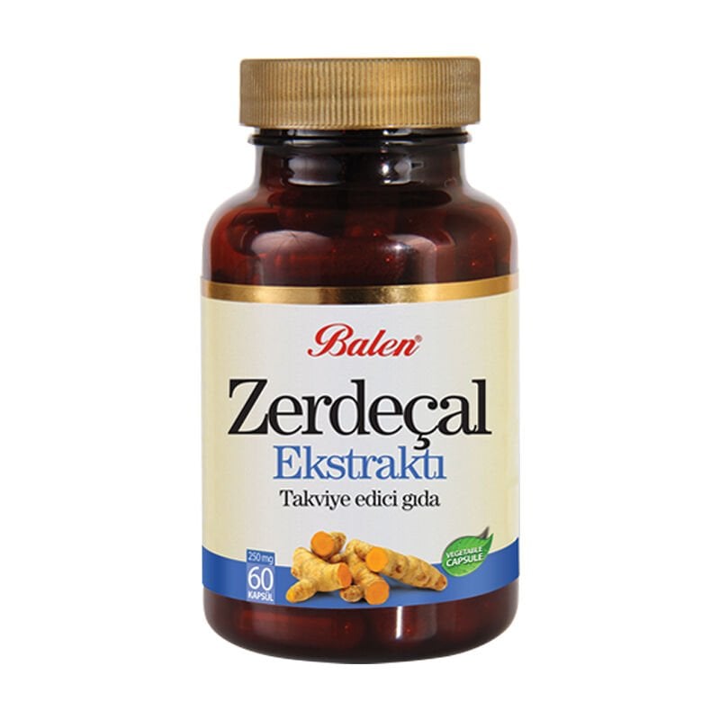 Balen Zerdeçal (Curcuma Longa) Ekstraktı - 60 Bitkisel Kapsül