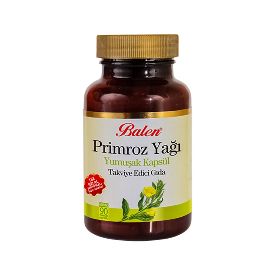 Balen Primroz Yağı 650 mg 90 Yumuşak Kapsül
