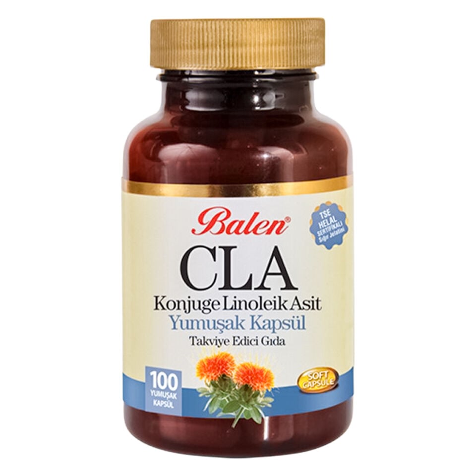 Balen CLA Konjuge Linoleik Asit 100 Yumuşak Kapsül