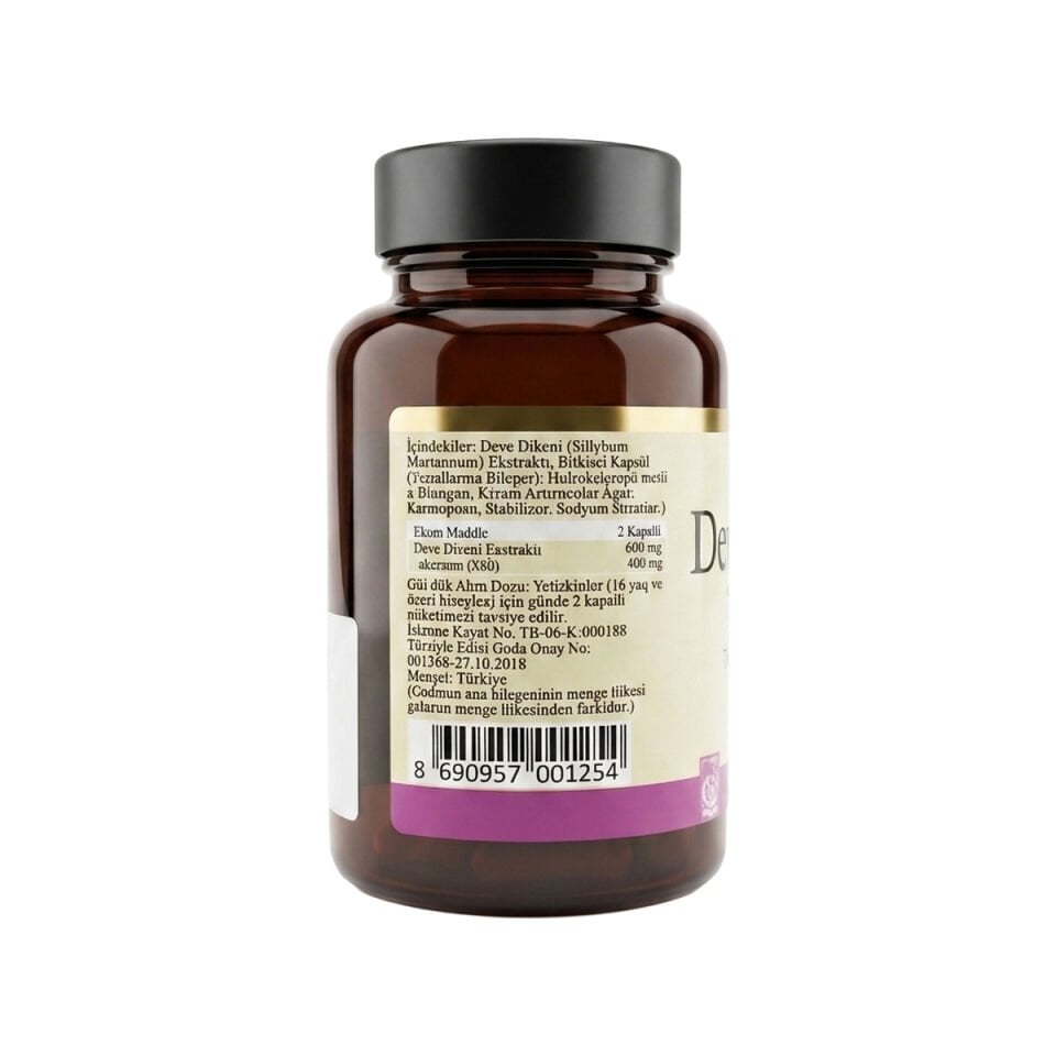 Balen Deve Dikeni Ekstraktı 60 Kapsül (%80 Silymarin - 300 mg)