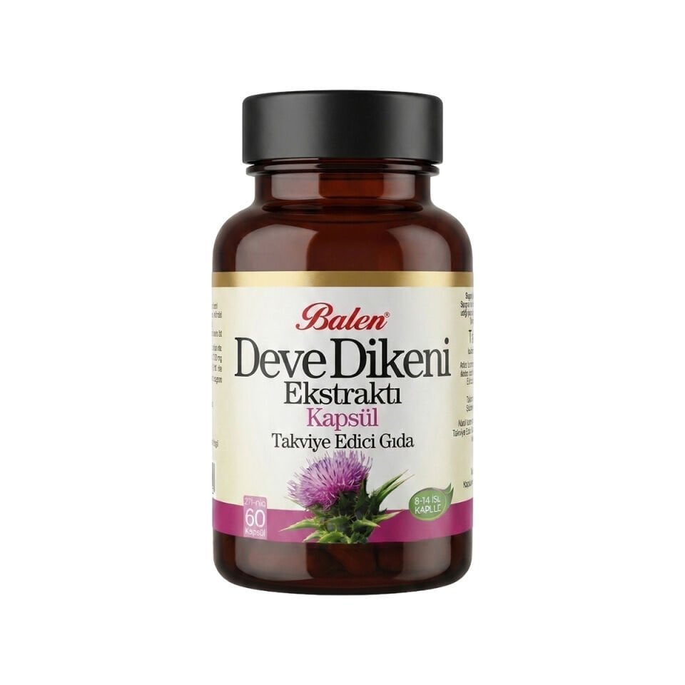 Balen Deve Dikeni Ekstraktı 60 Kapsül (%80 Silymarin - 300 mg)