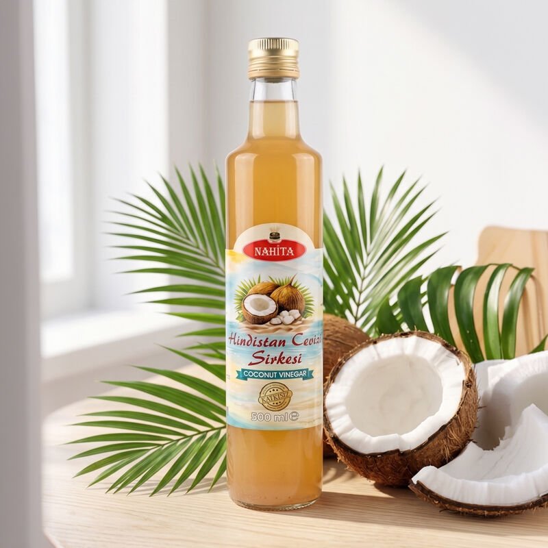 Nahita Hindistan Cevizi Sirkesi 500 ml - Filtresiz, Çiğ Sirke (Coconut Vinegar)