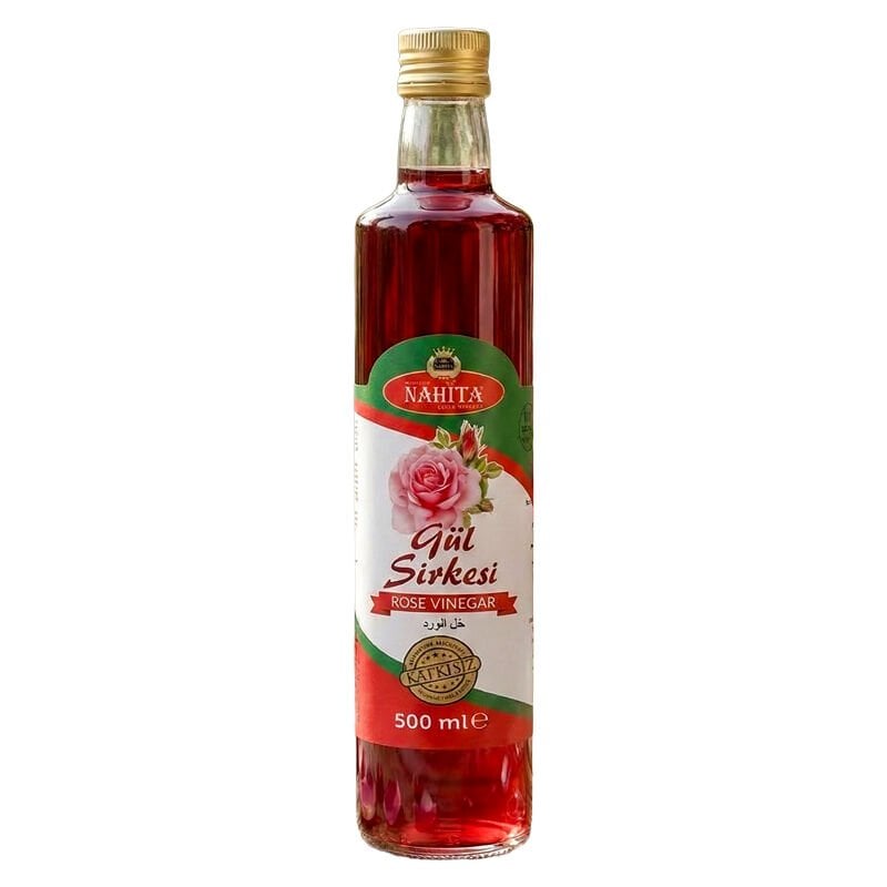 Nahita Doğal Gül Sirkesi 500 ml - Katkısız ve Fermente