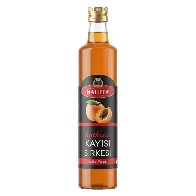 Nahita Katkısız Doğal Kayısı Sirkesi (Cam Şişe) – 500 ml