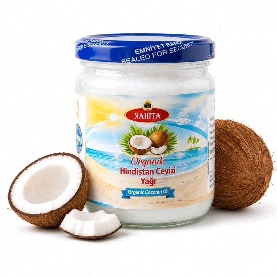 Nahita Organik Soğuk Pres Hindistan Cevizi Yağı 210 ml
