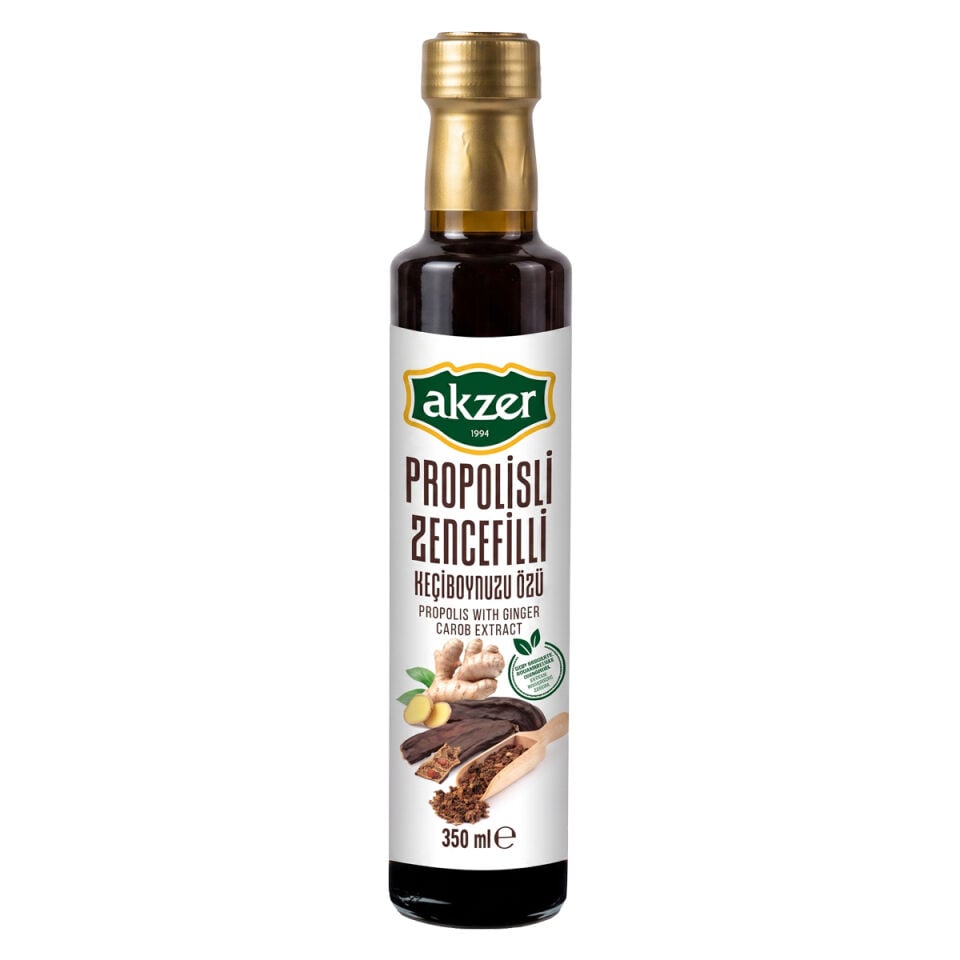 Akzer Propolisli Zencefilli Keçiboynuzu Özü 330 Gr