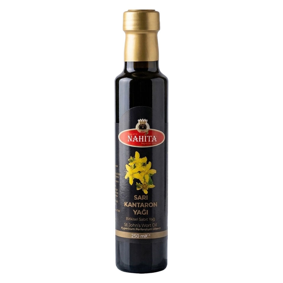 Nahita Sarı Kantaron Yağı 250 ml – %100 Doğal Bitkisel Sabit Yağ