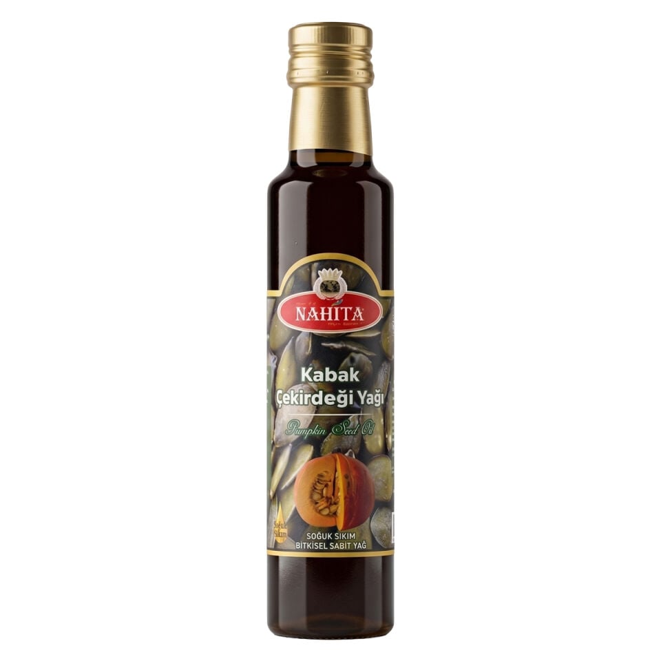 Nahita Kabak Çekirdeği Yağı 250 ml – %100 Doğal Soğuk Sıkım