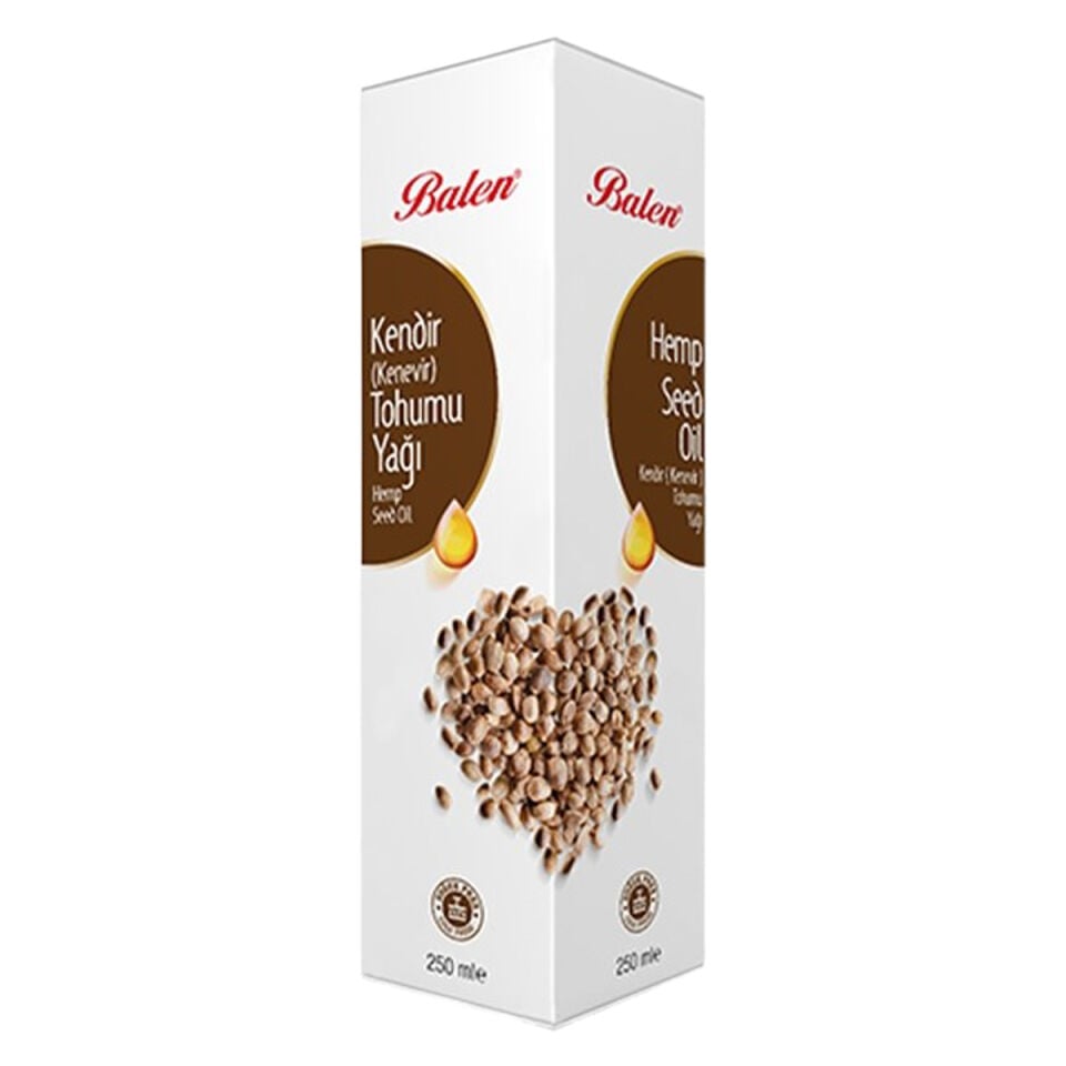 Balen Kendir (Kenevir) Tohumu Yağı 250 ml - Soğuk Pres