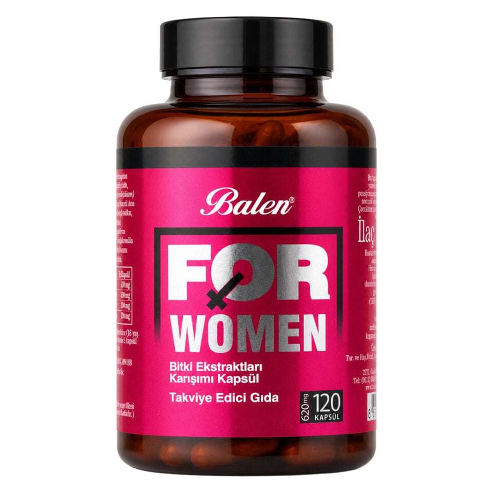 Balen Forwoman Bitki Ekstratları Karışımı 620 mg 120 Kapsül