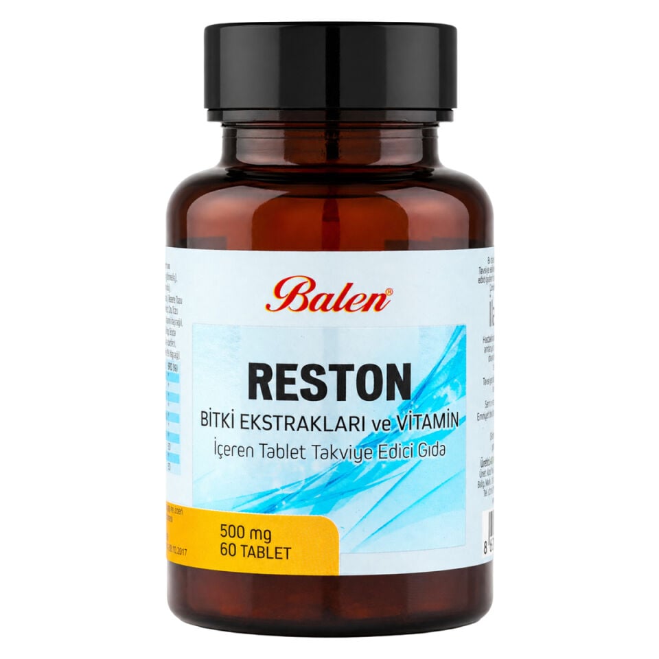 Balen Reston Bitki Ekstraktları ve Vitamin İçeren Tablet 500 mg 60 Tablet