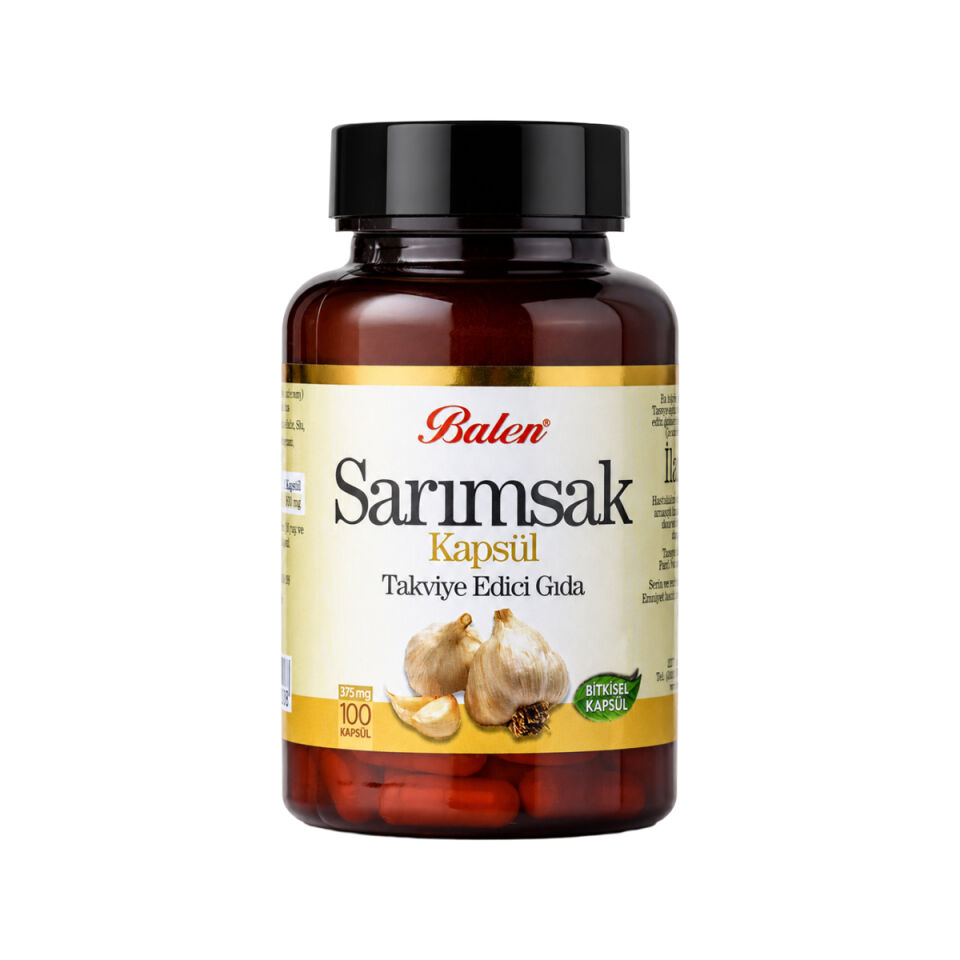 Balen Sarımsak Kapsül 375 mg 100 Kapsül