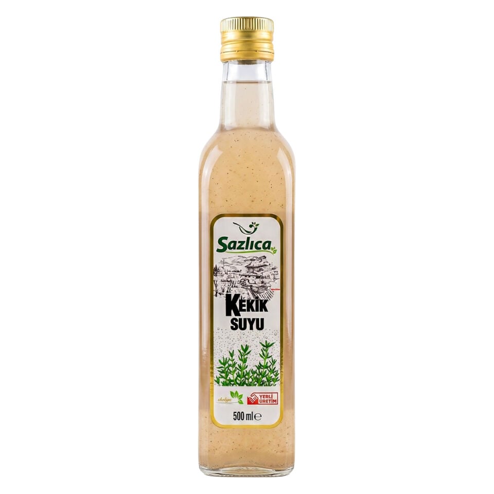 Sazlıca Kekik Suyu 500 ml - %100 Saf ve Katkısız (Cam Şişe)